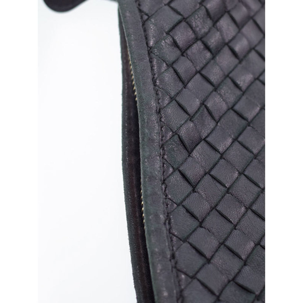 Bottega Veneta Intrecciato Shoulder Bag Black - Picture 4 of 9